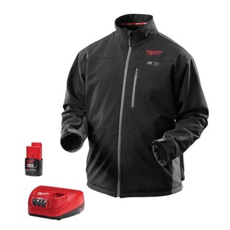 Wind and water resistant, the <strong>jacket</strong> features adjustable heat settings for the core and lower pocket areas. . Milwaukee m12 heated jacket how to use